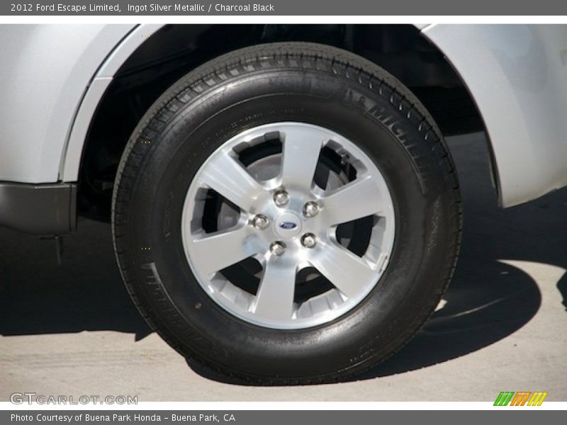 Ingot Silver Metallic / Charcoal Black 2012 Ford Escape Limited