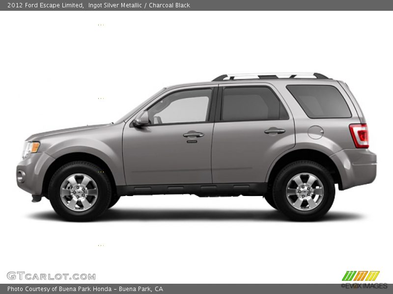 Ingot Silver Metallic / Charcoal Black 2012 Ford Escape Limited