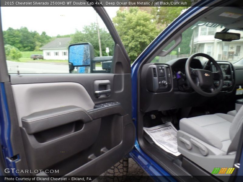 Deep Ocean Blue Metallic / Jet Black/Dark Ash 2015 Chevrolet Silverado 2500HD WT Double Cab 4x4