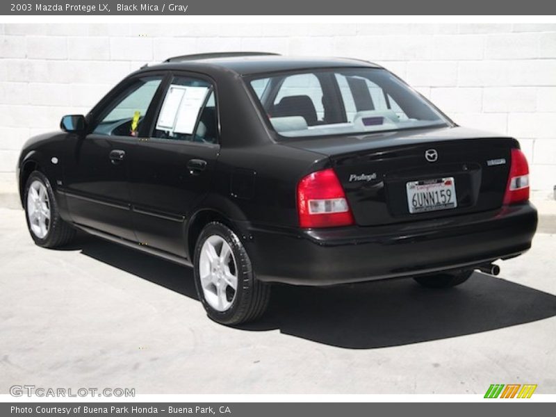 Black Mica / Gray 2003 Mazda Protege LX