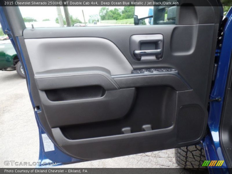Deep Ocean Blue Metallic / Jet Black/Dark Ash 2015 Chevrolet Silverado 2500HD WT Double Cab 4x4