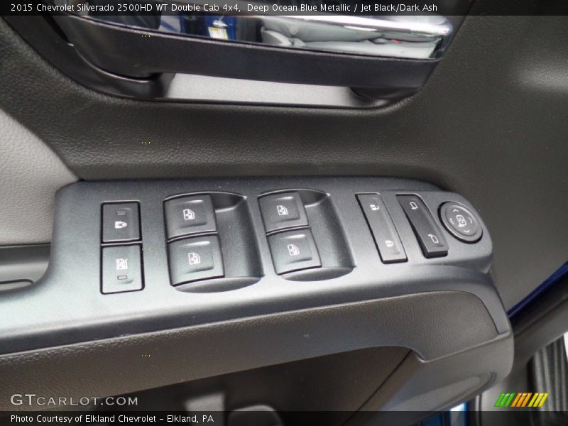 Deep Ocean Blue Metallic / Jet Black/Dark Ash 2015 Chevrolet Silverado 2500HD WT Double Cab 4x4