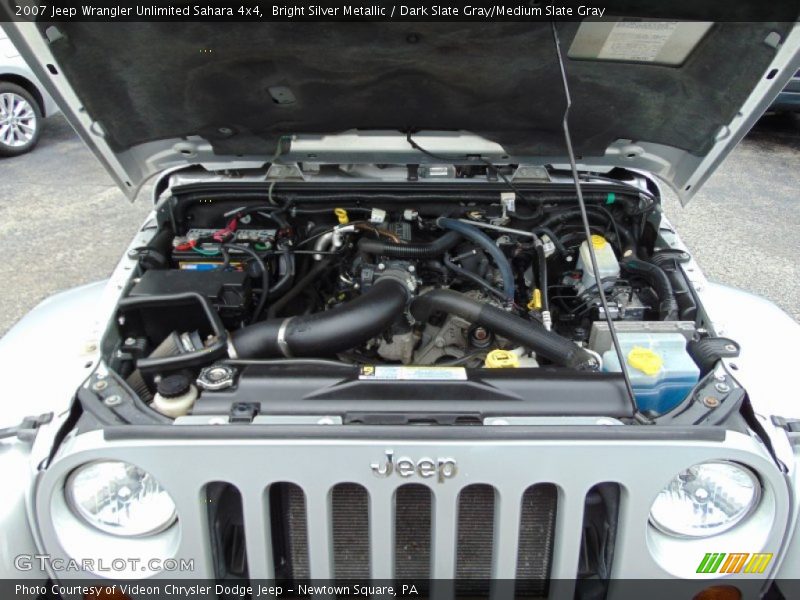 Bright Silver Metallic / Dark Slate Gray/Medium Slate Gray 2007 Jeep Wrangler Unlimited Sahara 4x4