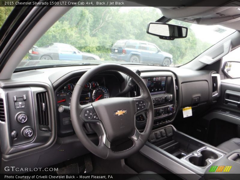 Black / Jet Black 2015 Chevrolet Silverado 1500 LTZ Crew Cab 4x4