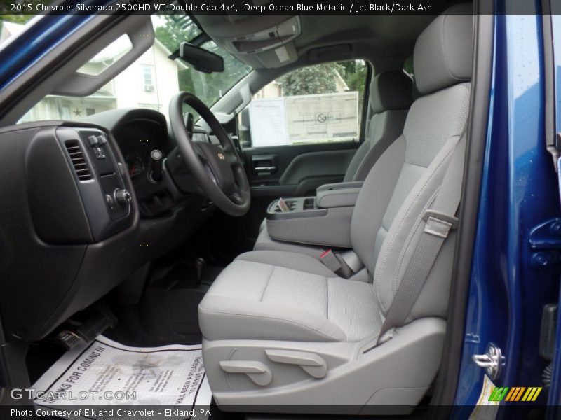 Deep Ocean Blue Metallic / Jet Black/Dark Ash 2015 Chevrolet Silverado 2500HD WT Double Cab 4x4