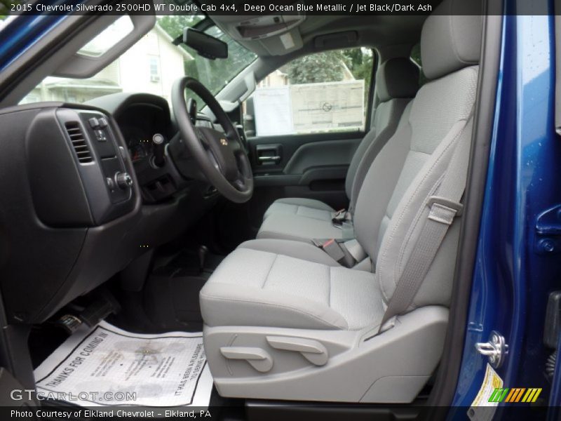 Deep Ocean Blue Metallic / Jet Black/Dark Ash 2015 Chevrolet Silverado 2500HD WT Double Cab 4x4