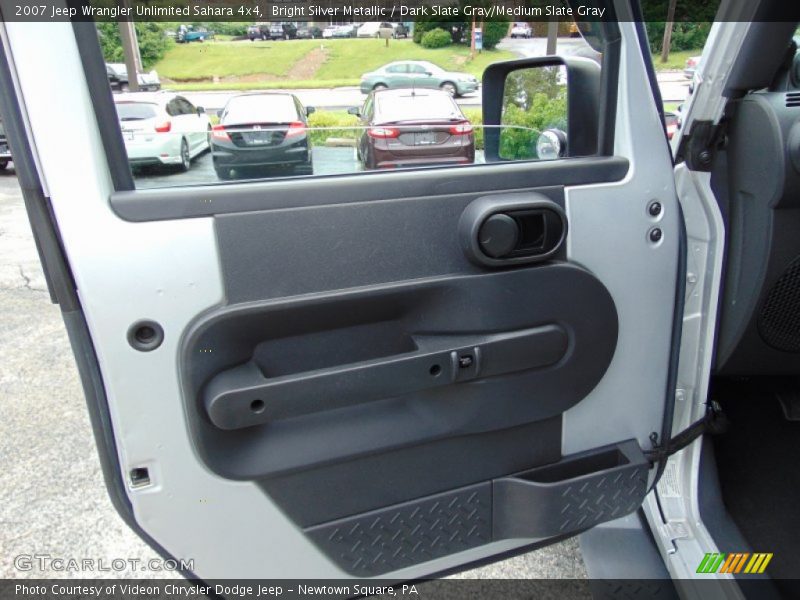 Bright Silver Metallic / Dark Slate Gray/Medium Slate Gray 2007 Jeep Wrangler Unlimited Sahara 4x4