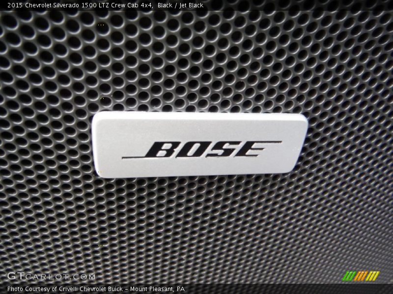 Black / Jet Black 2015 Chevrolet Silverado 1500 LTZ Crew Cab 4x4
