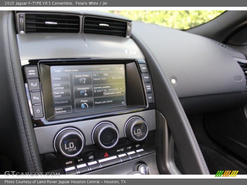 Controls of 2015 F-TYPE V8 S Convertible