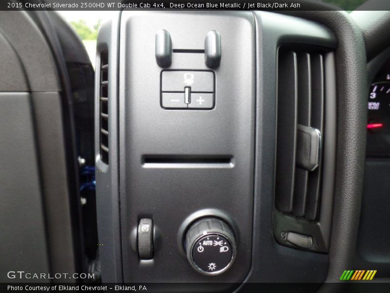 Deep Ocean Blue Metallic / Jet Black/Dark Ash 2015 Chevrolet Silverado 2500HD WT Double Cab 4x4