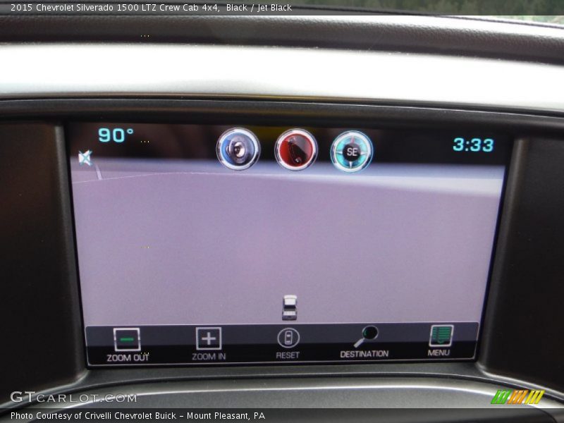 Black / Jet Black 2015 Chevrolet Silverado 1500 LTZ Crew Cab 4x4