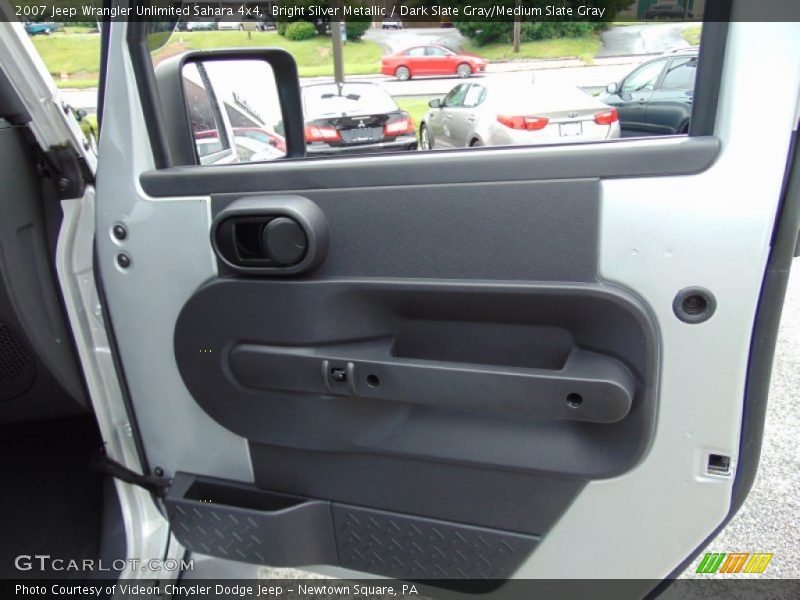 Bright Silver Metallic / Dark Slate Gray/Medium Slate Gray 2007 Jeep Wrangler Unlimited Sahara 4x4