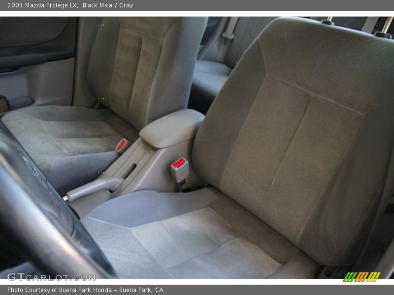 Black Mica / Gray 2003 Mazda Protege LX