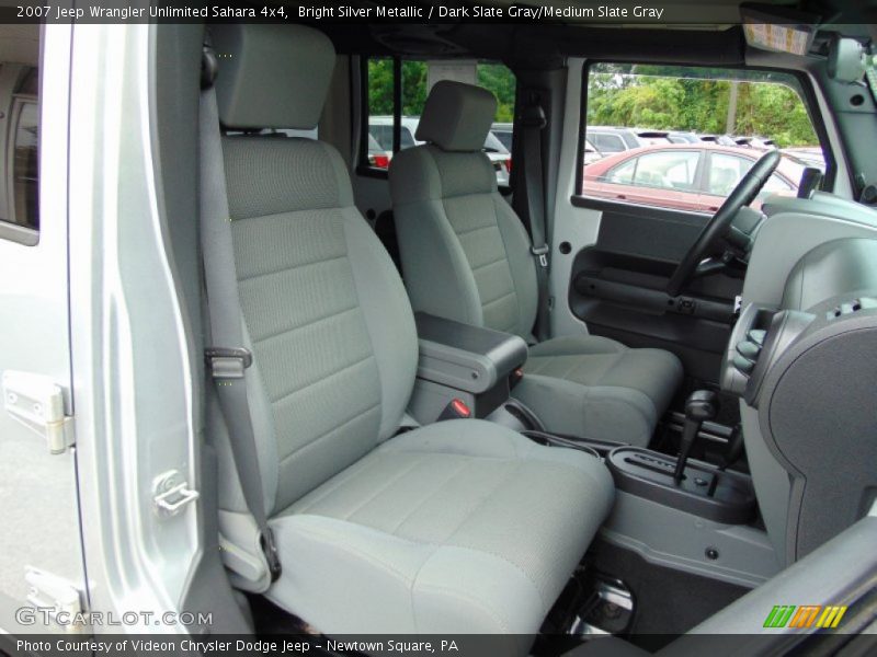 Bright Silver Metallic / Dark Slate Gray/Medium Slate Gray 2007 Jeep Wrangler Unlimited Sahara 4x4
