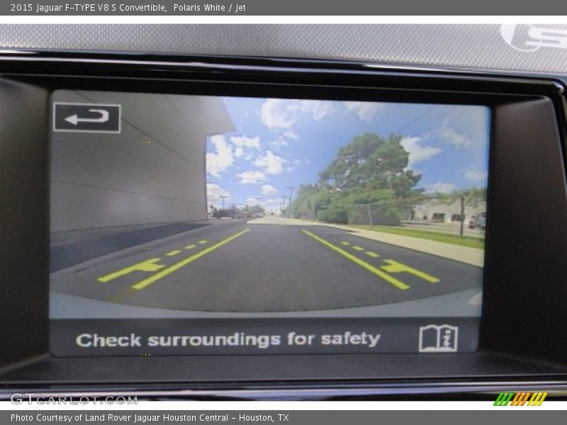 Polaris White / Jet 2015 Jaguar F-TYPE V8 S Convertible
