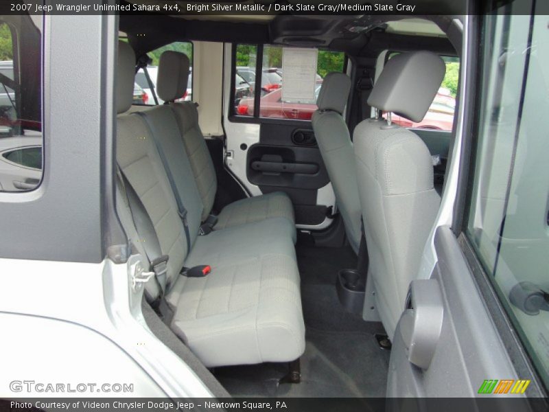Bright Silver Metallic / Dark Slate Gray/Medium Slate Gray 2007 Jeep Wrangler Unlimited Sahara 4x4