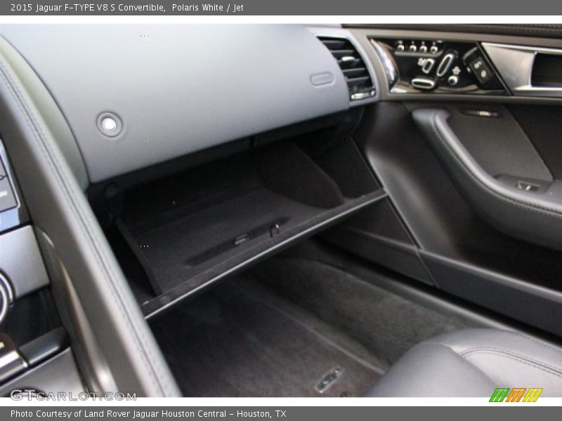 Polaris White / Jet 2015 Jaguar F-TYPE V8 S Convertible