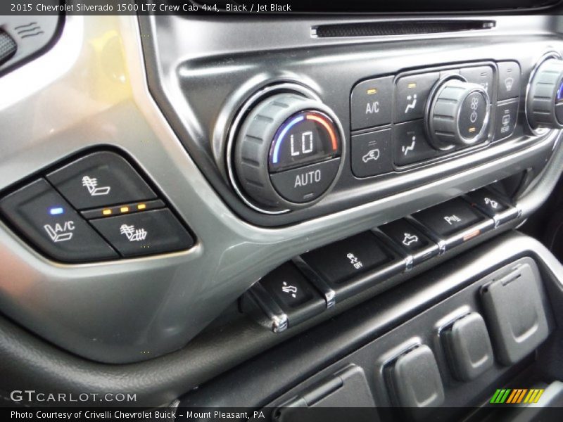 Black / Jet Black 2015 Chevrolet Silverado 1500 LTZ Crew Cab 4x4