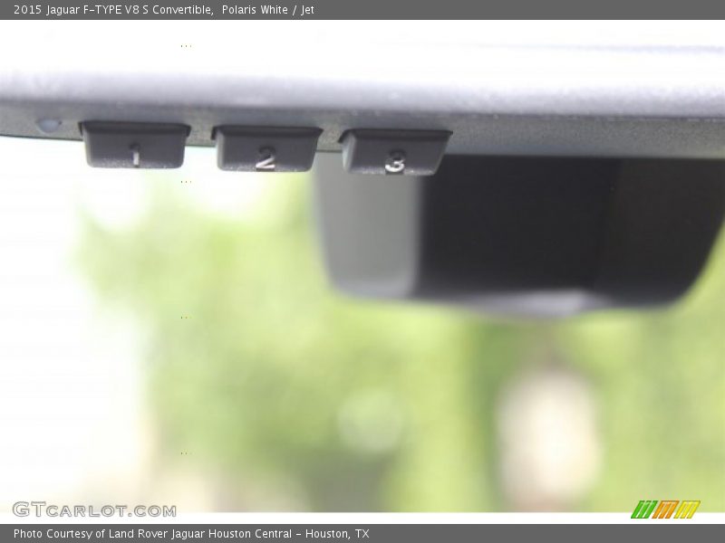 Polaris White / Jet 2015 Jaguar F-TYPE V8 S Convertible
