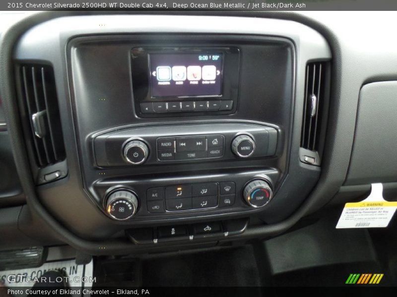 Deep Ocean Blue Metallic / Jet Black/Dark Ash 2015 Chevrolet Silverado 2500HD WT Double Cab 4x4