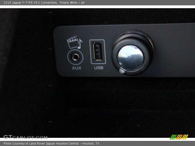 Polaris White / Jet 2015 Jaguar F-TYPE V8 S Convertible