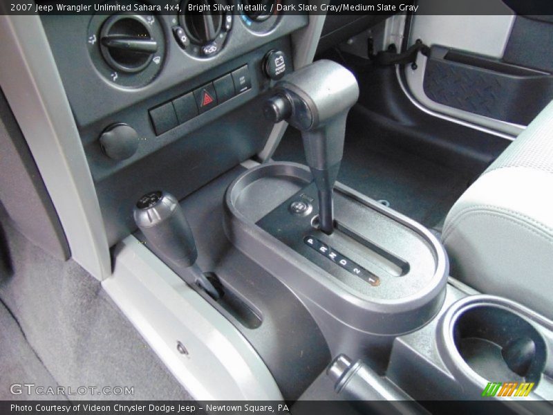 Bright Silver Metallic / Dark Slate Gray/Medium Slate Gray 2007 Jeep Wrangler Unlimited Sahara 4x4