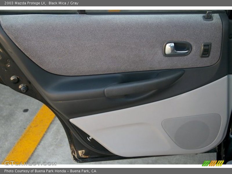 Black Mica / Gray 2003 Mazda Protege LX