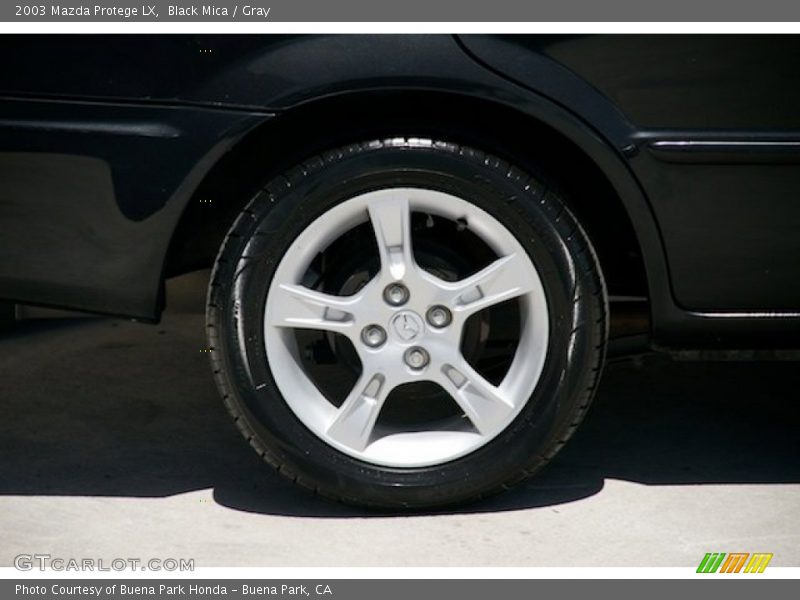 Black Mica / Gray 2003 Mazda Protege LX