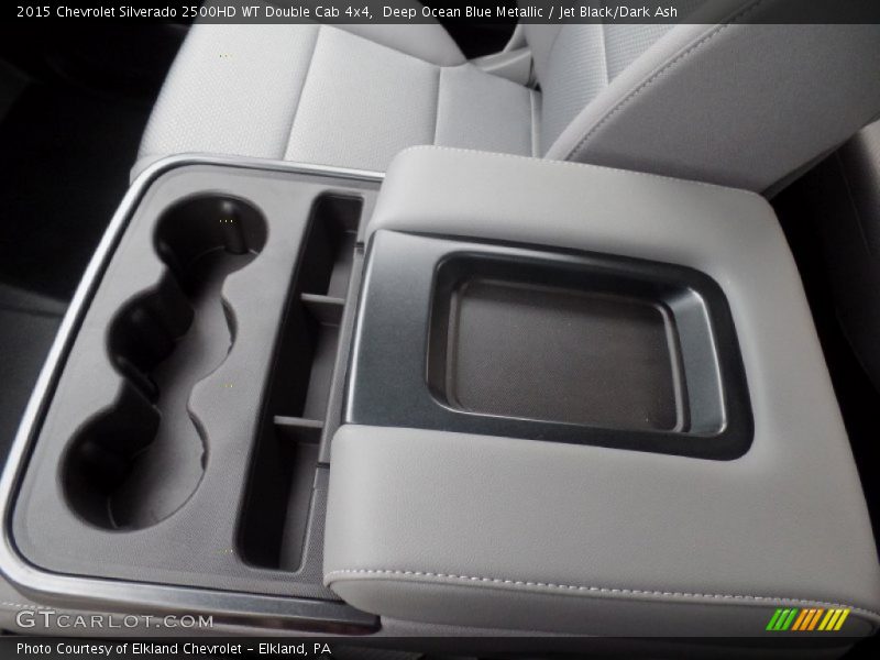 Deep Ocean Blue Metallic / Jet Black/Dark Ash 2015 Chevrolet Silverado 2500HD WT Double Cab 4x4