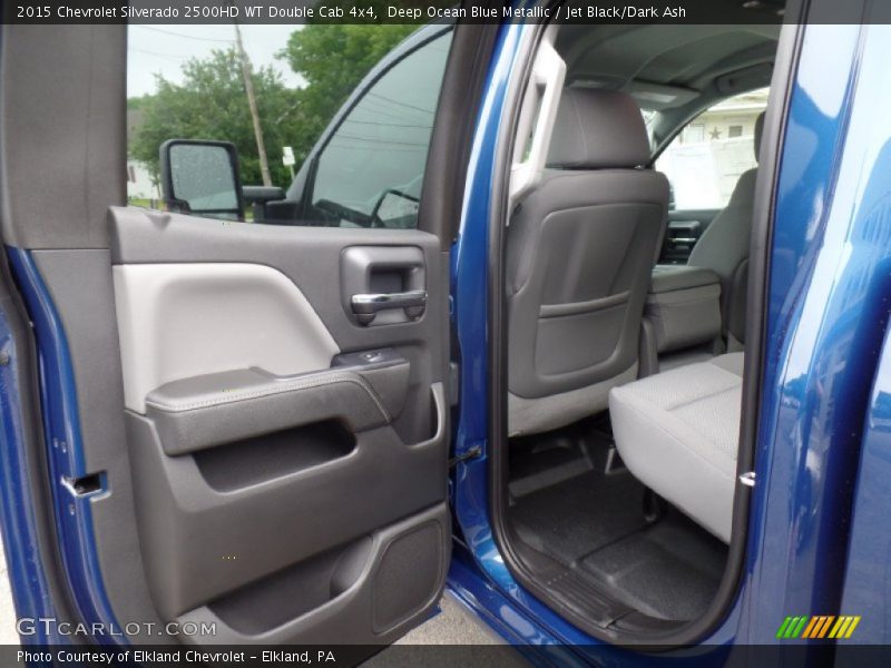 Deep Ocean Blue Metallic / Jet Black/Dark Ash 2015 Chevrolet Silverado 2500HD WT Double Cab 4x4