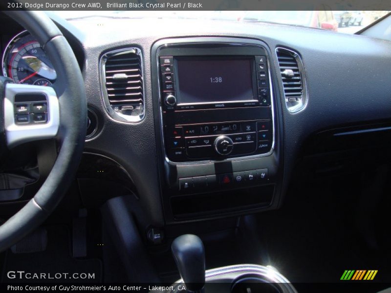 Brilliant Black Crystal Pearl / Black 2012 Dodge Durango Crew AWD