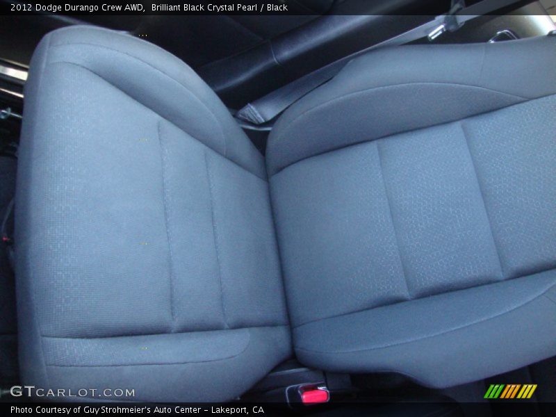 Brilliant Black Crystal Pearl / Black 2012 Dodge Durango Crew AWD