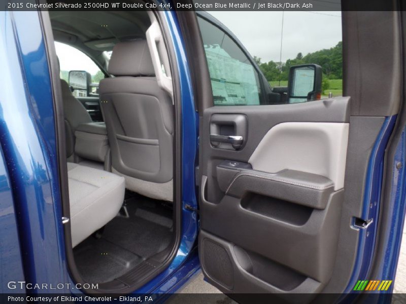 Deep Ocean Blue Metallic / Jet Black/Dark Ash 2015 Chevrolet Silverado 2500HD WT Double Cab 4x4