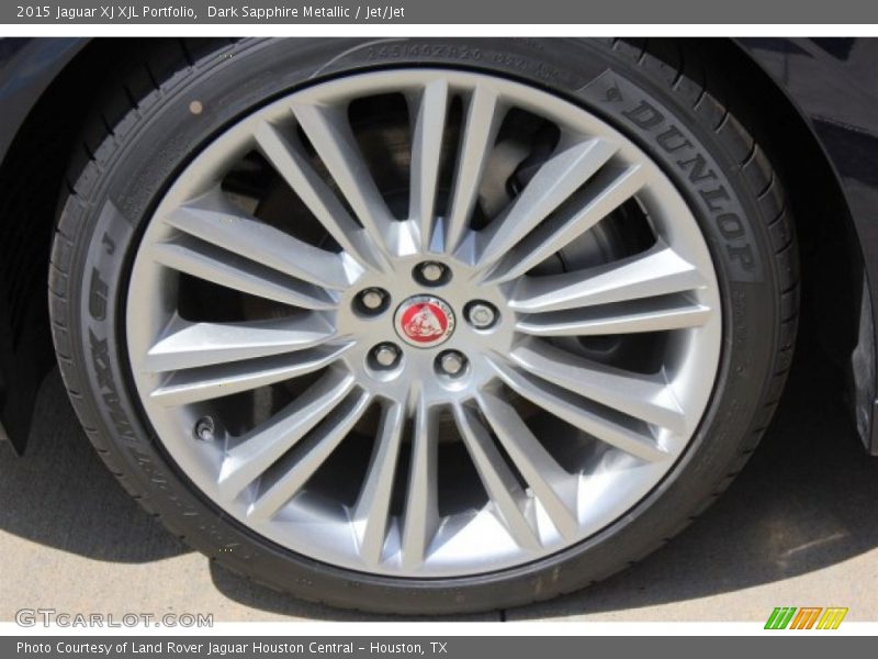 Dark Sapphire Metallic / Jet/Jet 2015 Jaguar XJ XJL Portfolio