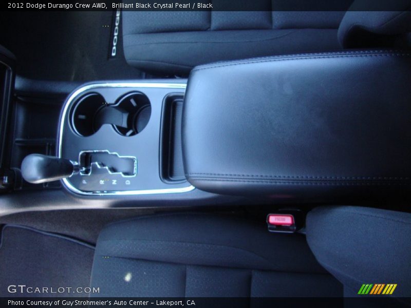 Brilliant Black Crystal Pearl / Black 2012 Dodge Durango Crew AWD