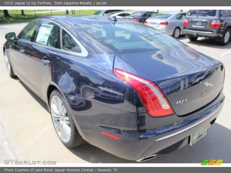 Dark Sapphire Metallic / Jet/Jet 2015 Jaguar XJ XJL Portfolio