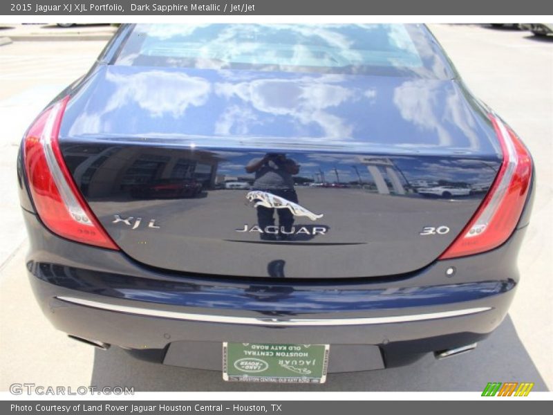 Dark Sapphire Metallic / Jet/Jet 2015 Jaguar XJ XJL Portfolio
