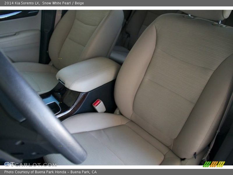 Snow White Pearl / Beige 2014 Kia Sorento LX