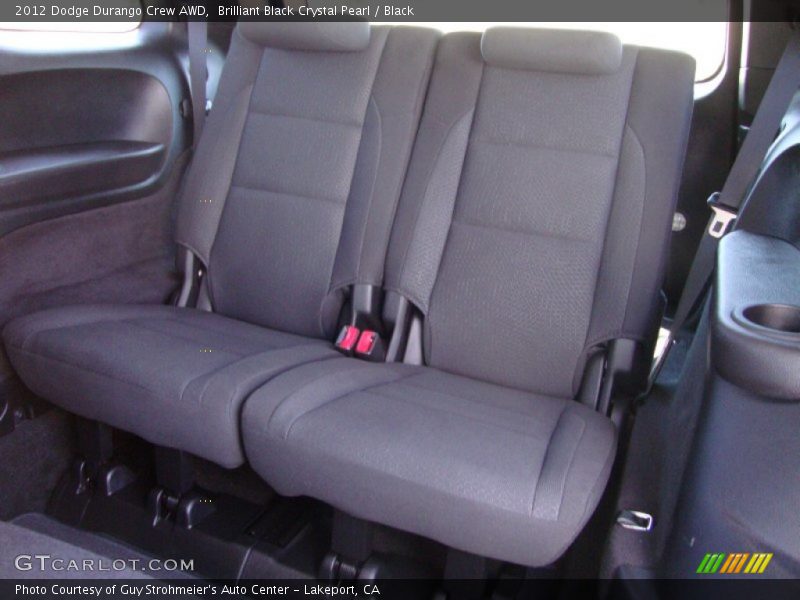 Brilliant Black Crystal Pearl / Black 2012 Dodge Durango Crew AWD