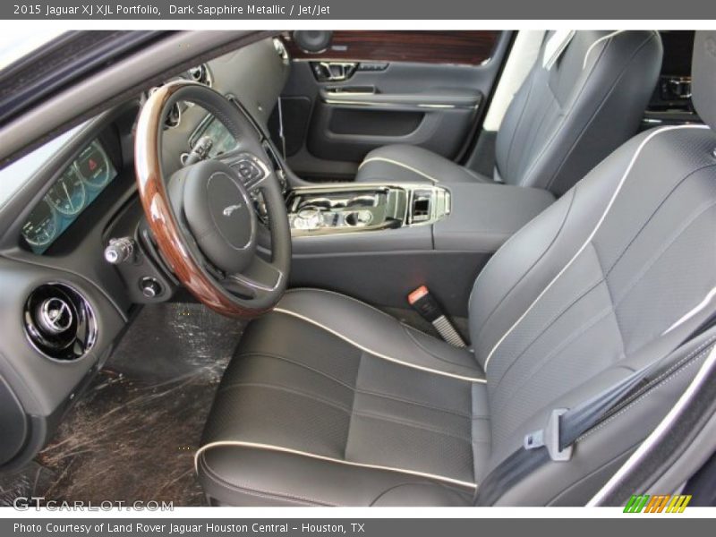 Dark Sapphire Metallic / Jet/Jet 2015 Jaguar XJ XJL Portfolio
