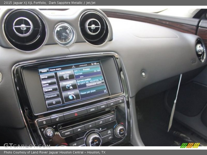 Dark Sapphire Metallic / Jet/Jet 2015 Jaguar XJ XJL Portfolio