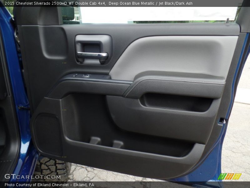 Deep Ocean Blue Metallic / Jet Black/Dark Ash 2015 Chevrolet Silverado 2500HD WT Double Cab 4x4
