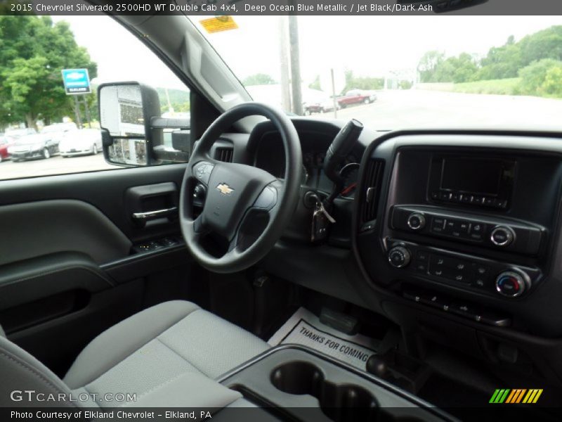 Deep Ocean Blue Metallic / Jet Black/Dark Ash 2015 Chevrolet Silverado 2500HD WT Double Cab 4x4