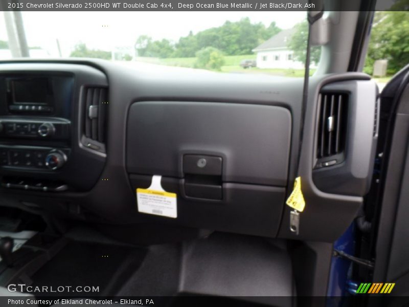 Deep Ocean Blue Metallic / Jet Black/Dark Ash 2015 Chevrolet Silverado 2500HD WT Double Cab 4x4
