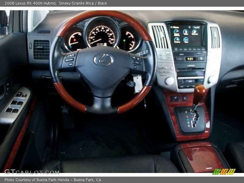 Smoky Granite Mica / Black 2008 Lexus RX 400h Hybrid