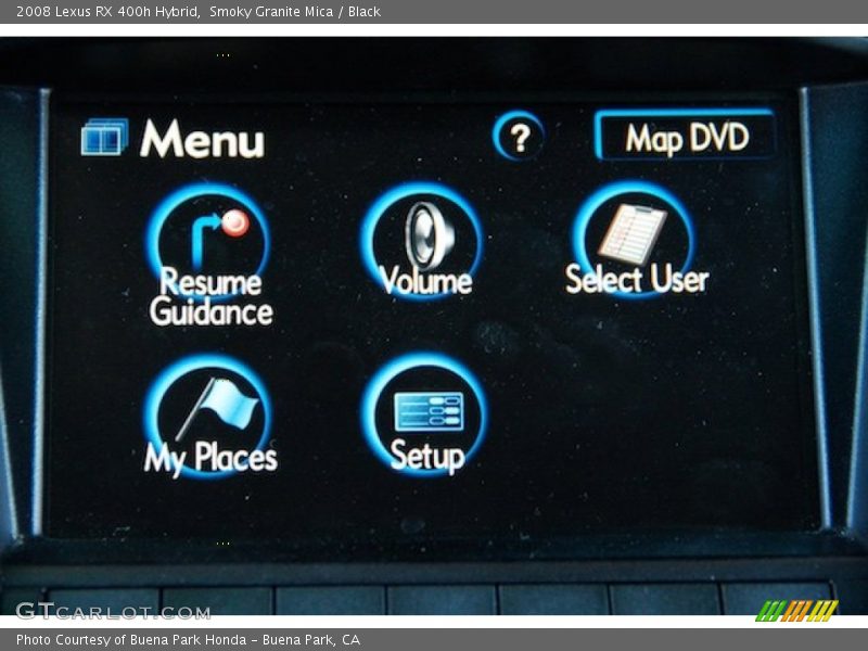 Smoky Granite Mica / Black 2008 Lexus RX 400h Hybrid