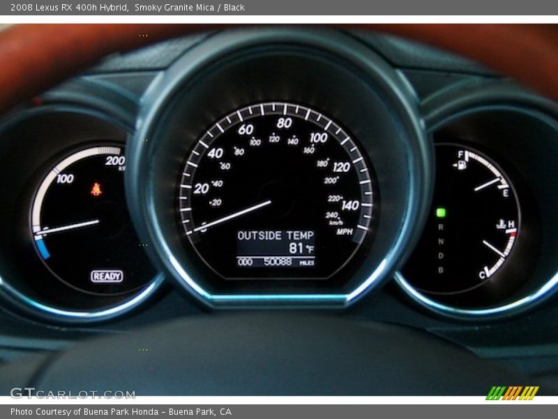 Smoky Granite Mica / Black 2008 Lexus RX 400h Hybrid