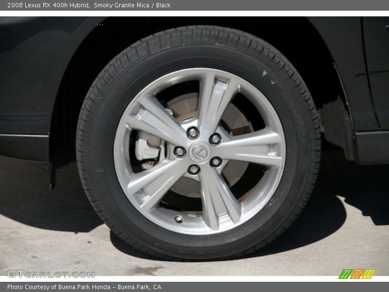 Smoky Granite Mica / Black 2008 Lexus RX 400h Hybrid