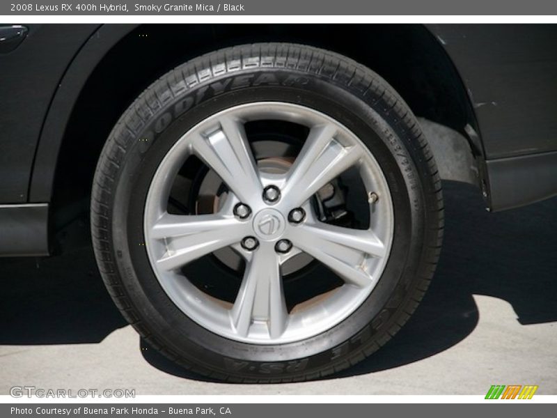 Smoky Granite Mica / Black 2008 Lexus RX 400h Hybrid