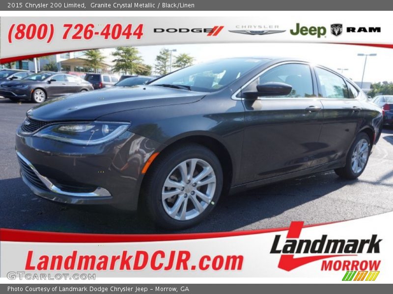 Granite Crystal Metallic / Black/Linen 2015 Chrysler 200 Limited